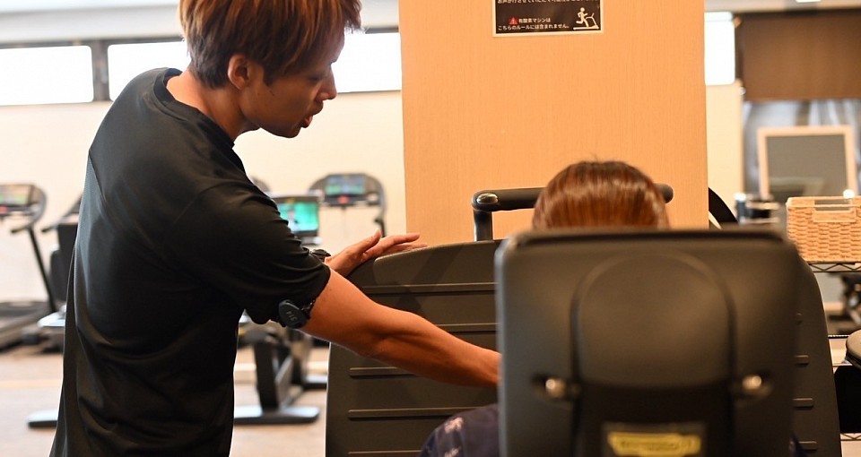 トレーニング中